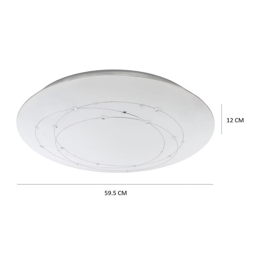 LED Plafón regulable ATRIA a control remoto LED/48W/230V