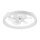 LED Plafón regulable con ventilador FARGO LED/37W/230V blanco + control remoto