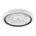 LED Plafón regulable con ventilador GEMMA LED/37W/230V blanco + control remoto