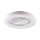 LED Plafón regulable con ventilador LIBYA LED/48W/230V 3000-6500K blanco + control remoto