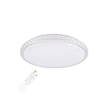 LED Plafón regulable CRUZ a control remoto 1xLED/40W/230V 2000lm