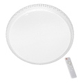LED Plafón regulable CRUZ a control remoto 1xLED/66W/230V 3300lm