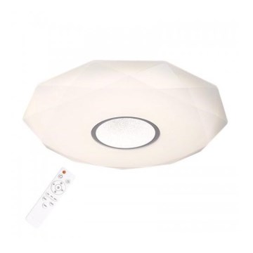 LED Plafón regulable DIAMOND LED/24W/230V + control remoto