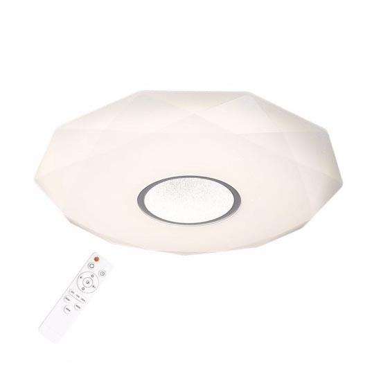 LED Plafón regulable DIAMOND LED/24W/230V + control remoto
