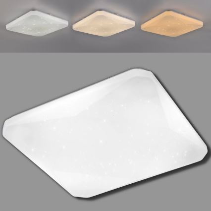 LED Plafón regulable KASTOR con mando a distancia LED/72W/230V