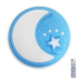 LED Plafón regulable para niños NOTTE LED/40W/230V + control remoto