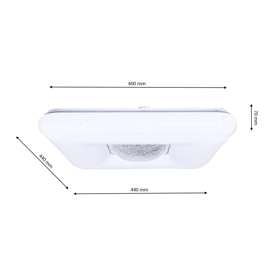 LED Plafón regulable YAX LED/24W/230V