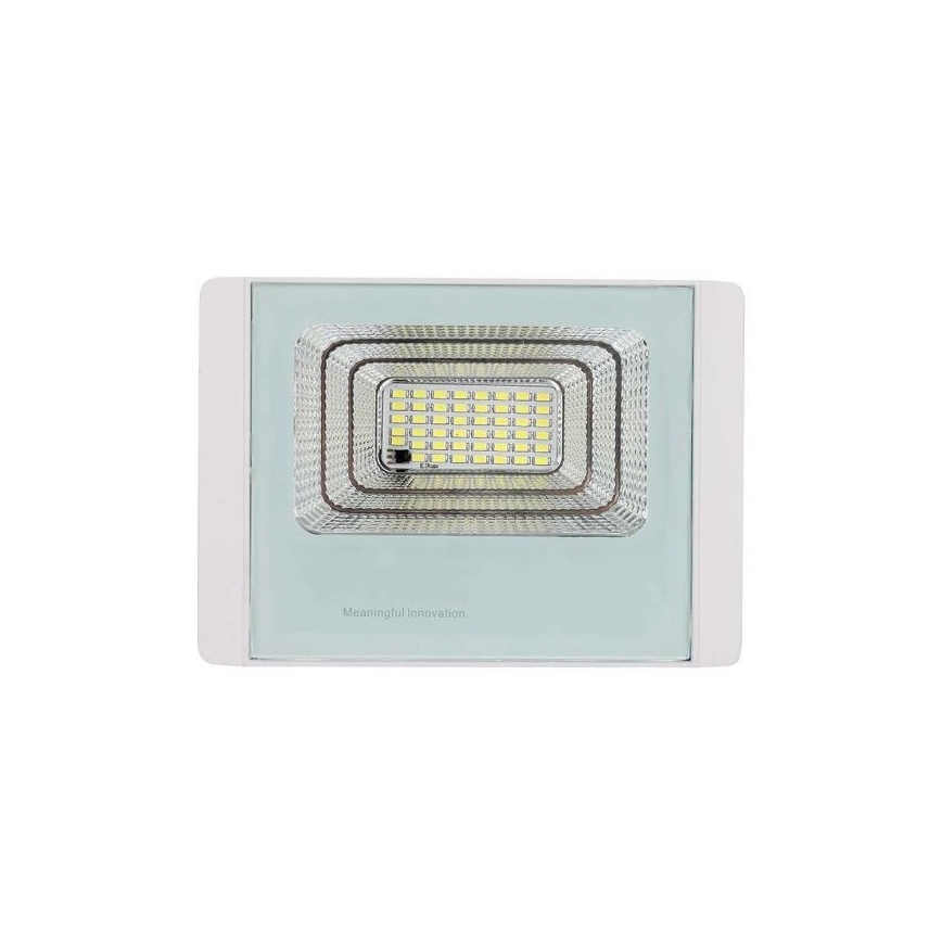 LED Proyector solar de exterior LED/12W/3,2V IP65 6400K + control remoto