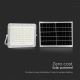 LED Proyector solar de exterior LED/20W/3,2V 6400K blanco+ IP65 + control remoto