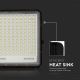 LED Proyector solar de exterior LED/30W/3,2V 4000K negro IP65 + control remoto