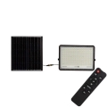 LED Proyector solar de exterior LED/30W/3,2V 4000K negro IP65 + control remoto