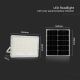 LED Proyector solar de exterior LED/30W/3,2V 6400K blanco+ IP65 + control remoto