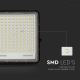 LED Proyector solar de exterior LED/30W/3,2V 6400K negro IP65 + control remoto