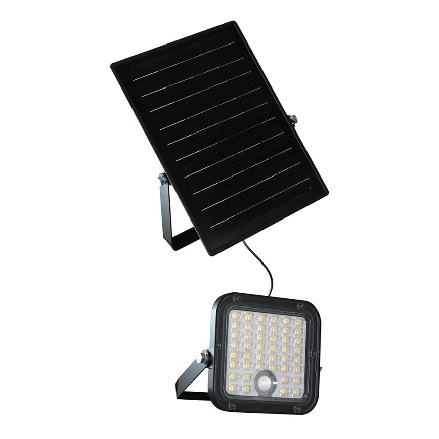 LED Proyector solar regulable con sensor LED/10W/3,7V 4000/6000K IP65 + control remoto