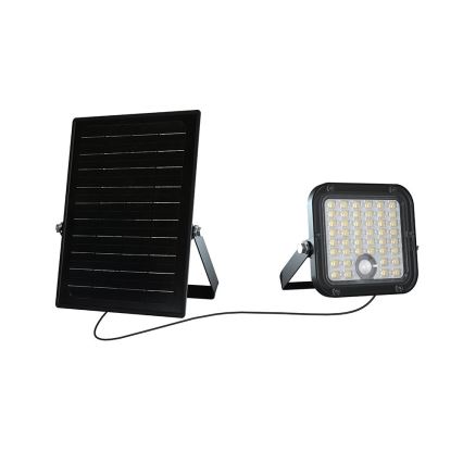 LED Proyector solar regulable con sensor LED/10W/3,7V 4000/6000K IP65 + control remoto