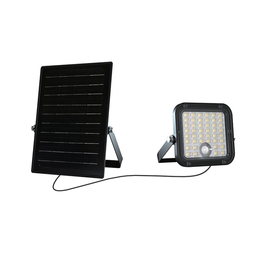 LED Proyector solar regulable con sensor LED/10W/3,7V 4000/6000K IP65 + control remoto