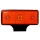 LED Reflector de luz SINGLE LED/0,2W/12-24V IP67 color naranja