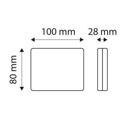 LED Reflector de luz SINGLE LED/1W/12V IP67 plateado