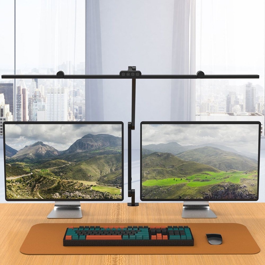 LED Regulable táctil flexible lámpara de mesa POINTIQ LED/36W/230V 3000-6500K CRI 92 negro