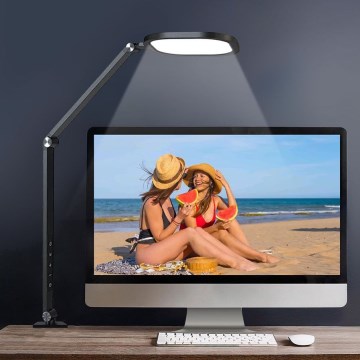 LED Regulable táctil flexible lámpara de mesa POINTIQ LED/15W/230V 3000-6500K CRI 96 negro