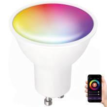 LED RGB Bombilla inteligente regulable GU10/5W/230V 2700-6500K Wi-Fi Tuya