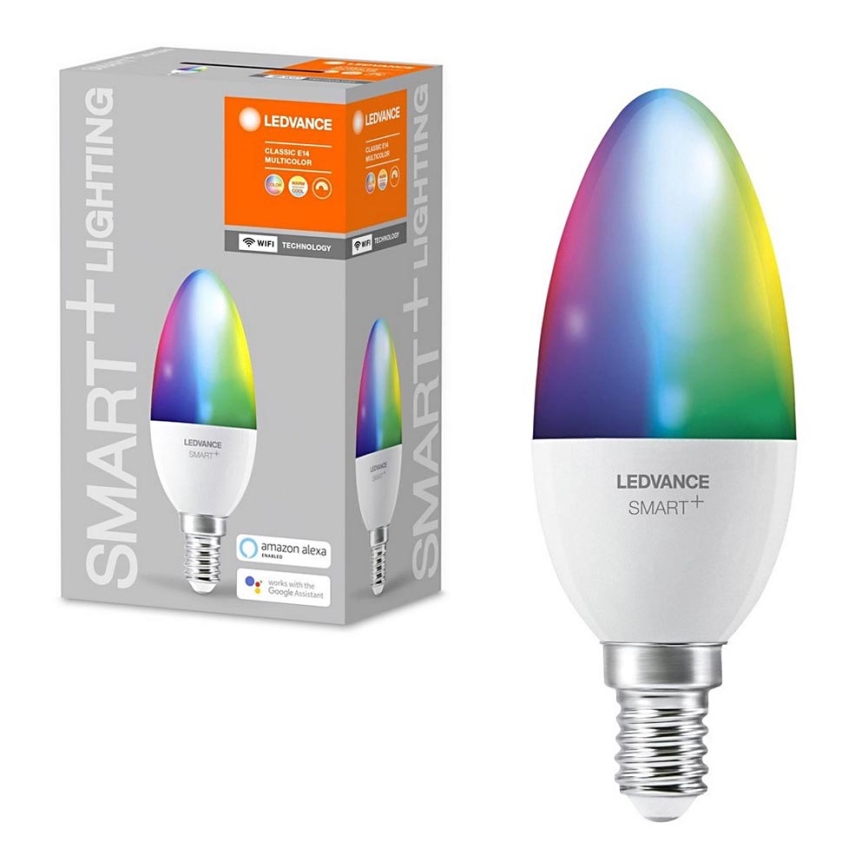 LED RGB Bombilla regulable SMART+ E14/5W/230V 2700K-6500K Wi-Fi - Ledvance