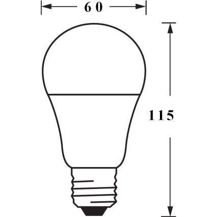 LED RGB Bombilla regulable SMART+ E27/9,5W/230V 2700K-6500K Wi-Fi - Ledvance