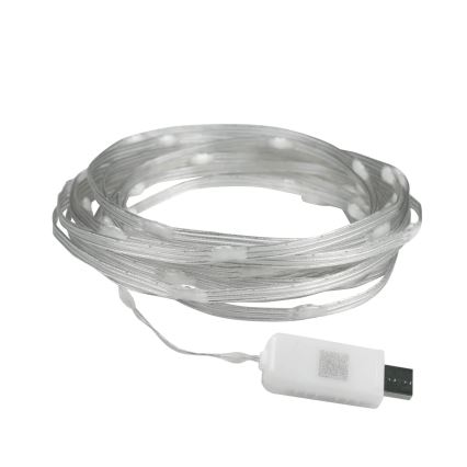 LED RGB Cadena de Navidad LED/10W/5V 10 m USB + control remoto