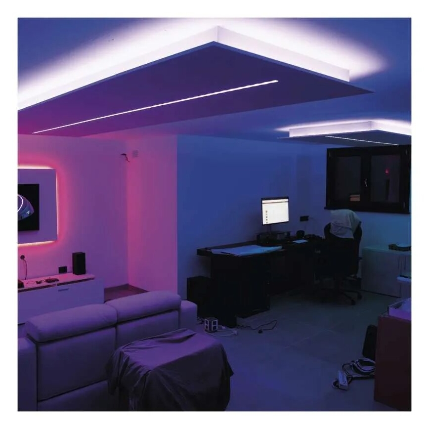 LED RGB+CCT Tira regulable GOSMART LED/11W/230V 2 m 2700-6500K IP44 Wi-Fi + control remoto