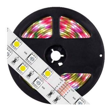 LED RGB Cinta regulable 5m LED/19W/12V IP65