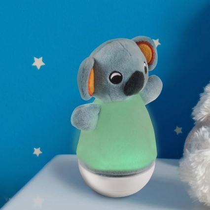 LED RGB Lámpara de noche infantil con melody 3xAAA/5V koala