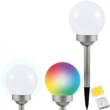 LED RGB Lámpara solar BALL LED/0,2W/AA 1,2V/600mAh IP44
