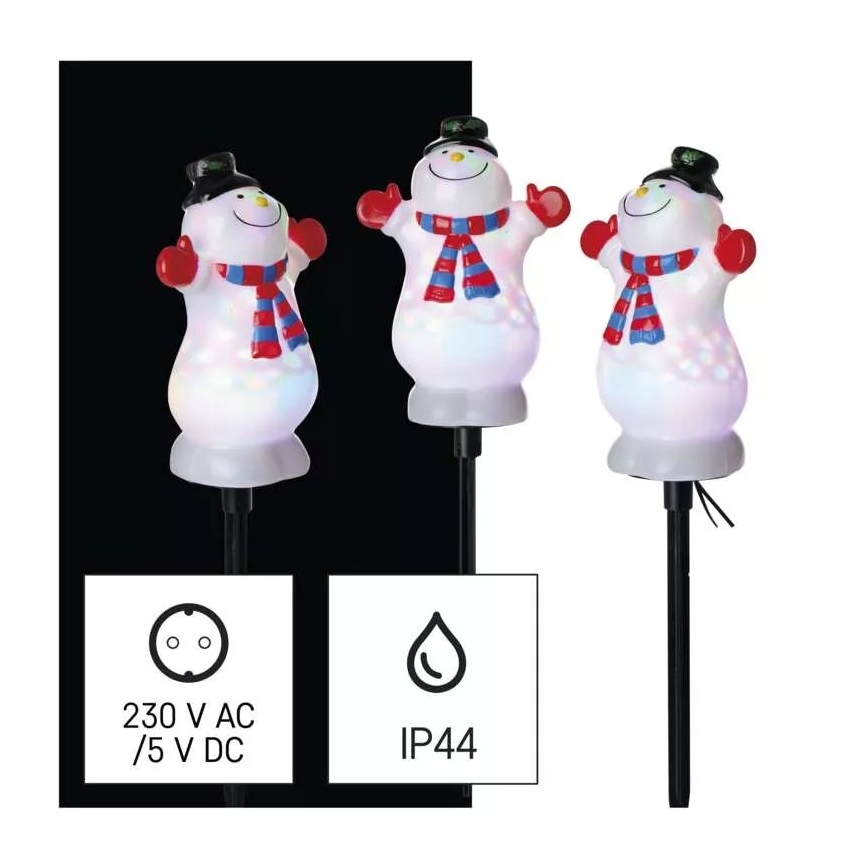 LED RGB Navidad exterior decoración LED/5W/5/230V IP44