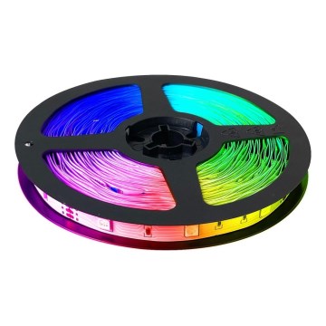 LED RGB Tira regulable LED/26W/230V 20 m + control remoto