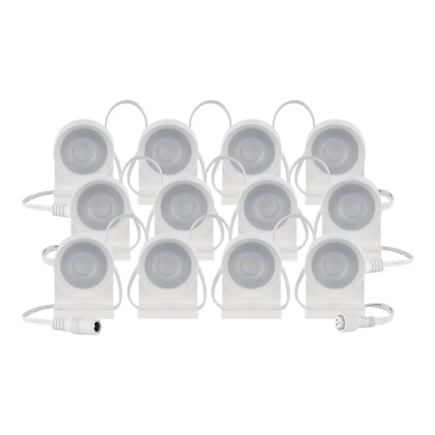 LED RGBIC+CCT Cadena decorativa con foco GoSmart 12xLED/7W/230V 255 cm Wi-Fi Tuya