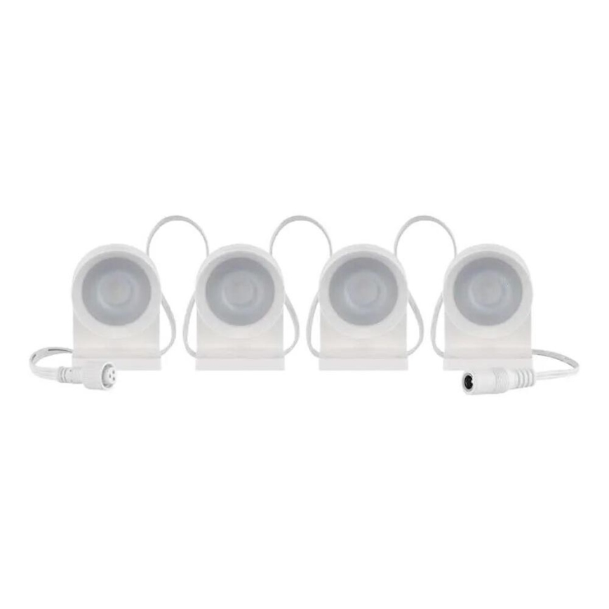 LED RGBIC+CCT Cadena decorativa con foco GoSmart - extensión 4xLED/7W/230V 85 cm Wi-Fi Tuya