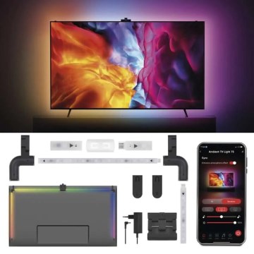 LED RGBIC Tira para TV GoSmart LED/24W/230V 75“