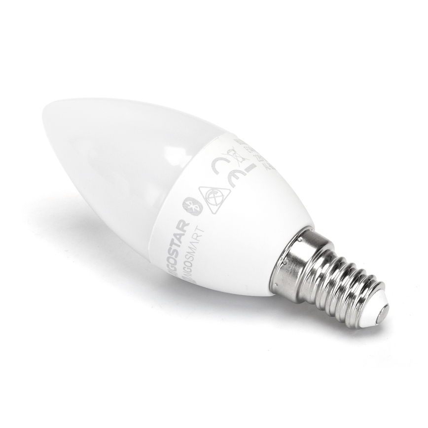 Bombilla LED RGBW regulable C37 E14/6,5W/230V 2700-6500K - Aigostar