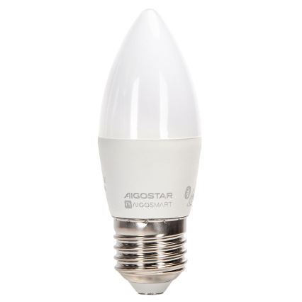 LED RGBW Bombilla C37 E27/4,9W/230V 2700-6500K - Aigostar