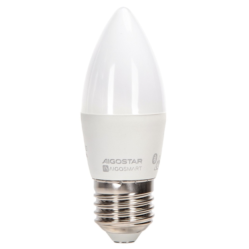 Bombilla LED RGBW regulable C37 E27/4,9W/230V 2700-6500K - Aigostar