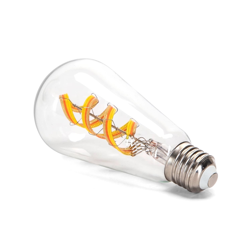 Bombilla LED RGBW regulable FILAMENT MESH Inteligente ST64 E27/4,9W/230V 2700-6500K - Aigostar