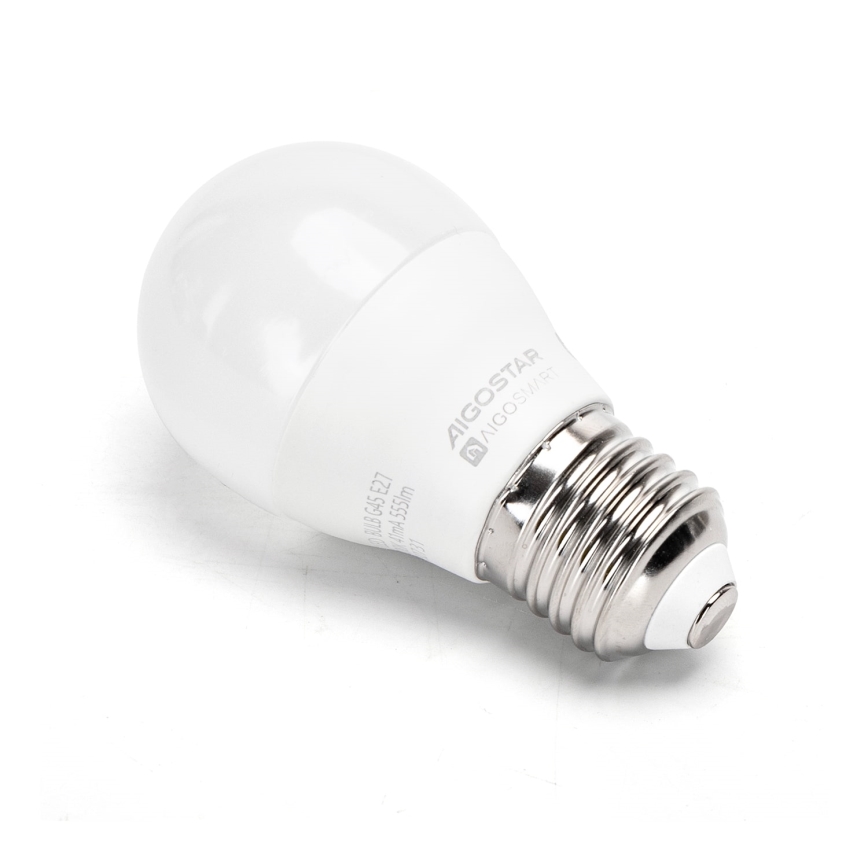Bombilla LED RGBW regulable MESH Inteligente G45 E27/4,9W/230V 2700-6500K - Aigostar