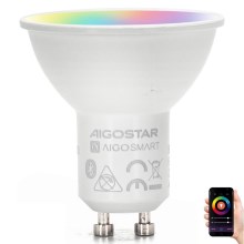 LED RGBW Bombilla GU10/6,5W/230V 2700-6500K - Aigostar
