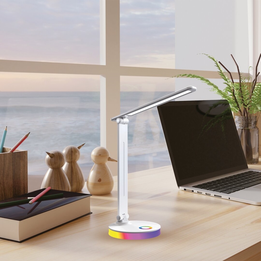 LED RGBW Lámpara de mesa BRUNO LED/5W/5V 3000/4500/6000K blanco