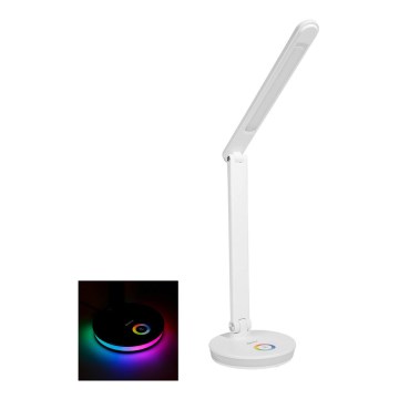 LED RGBW Lámpara de mesa regulable con función de power bank LED/12W/5V 2800-6000K blanco