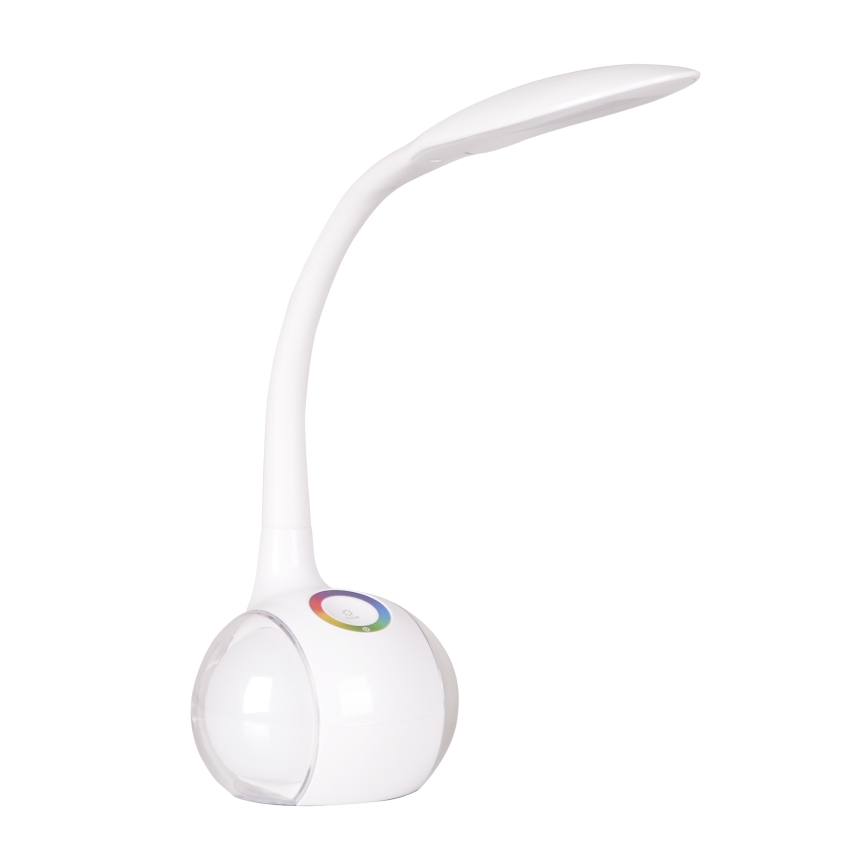 LED RGBW Lámpara de mesa táctil regulable COSMOS LED/6,5W/230V blanco
