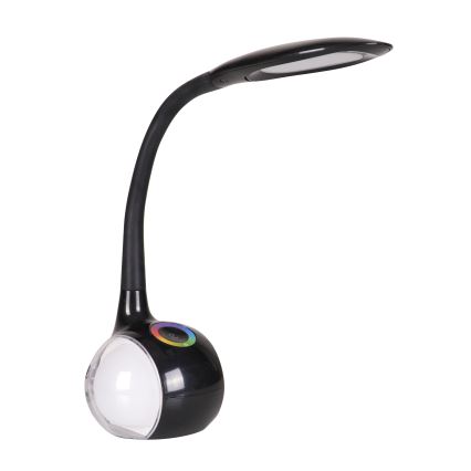 LED RGBW Lámpara de mesa táctil regulable COSMOS LED/6,5W/230V negro