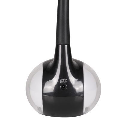 LED RGBW Lámpara de mesa táctil regulable COSMOS LED/6,5W/230V negro