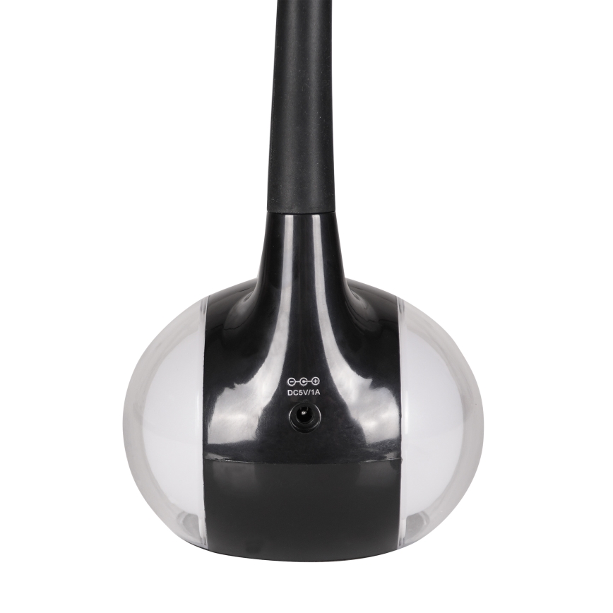 LED RGBW Lámpara de mesa táctil regulable COSMOS LED/6,5W/230V negro