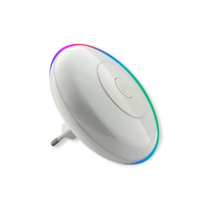 LED RGBW Lámpara de noche LED/1W/230V blanco